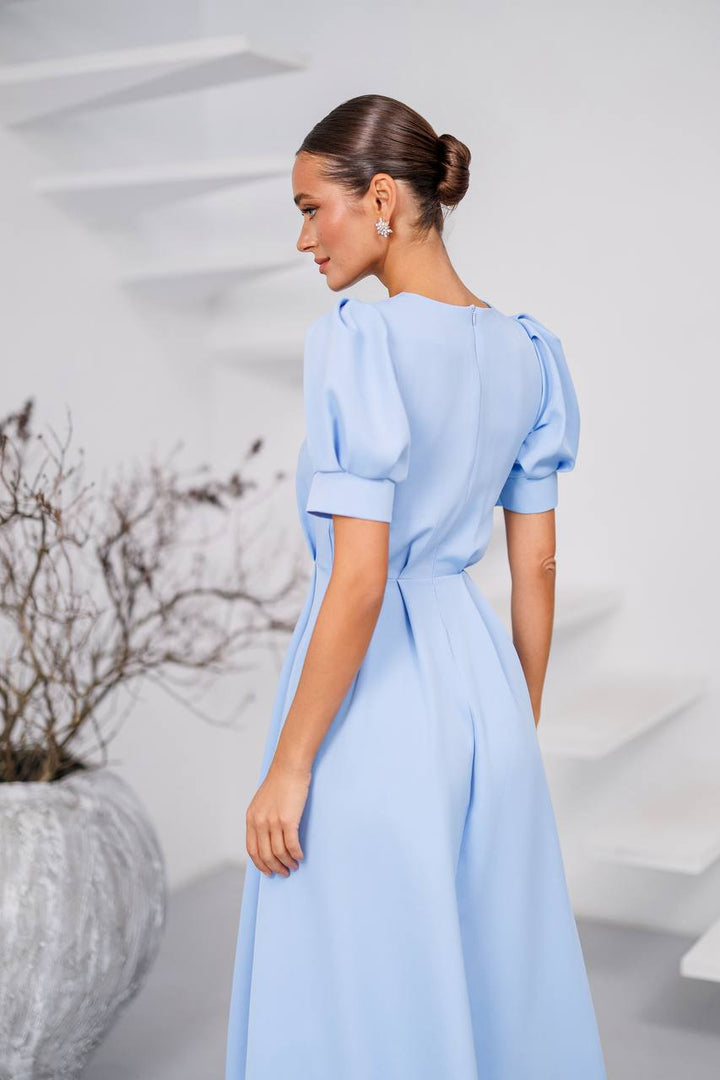 Blue midi dress “Skyward”