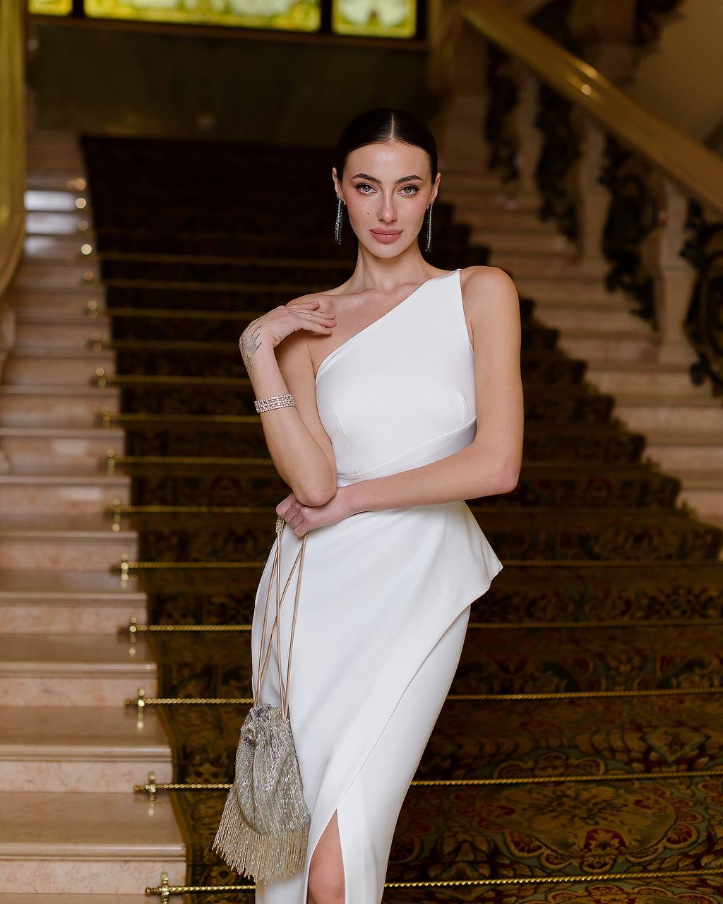 White maxi dress “Brateja”