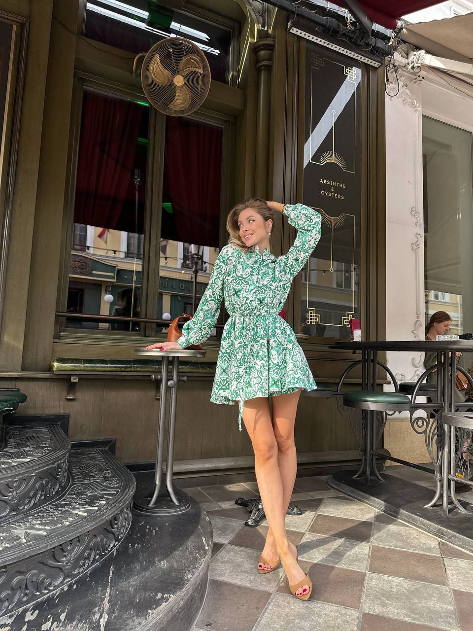 Žalia suknelė „Provena“