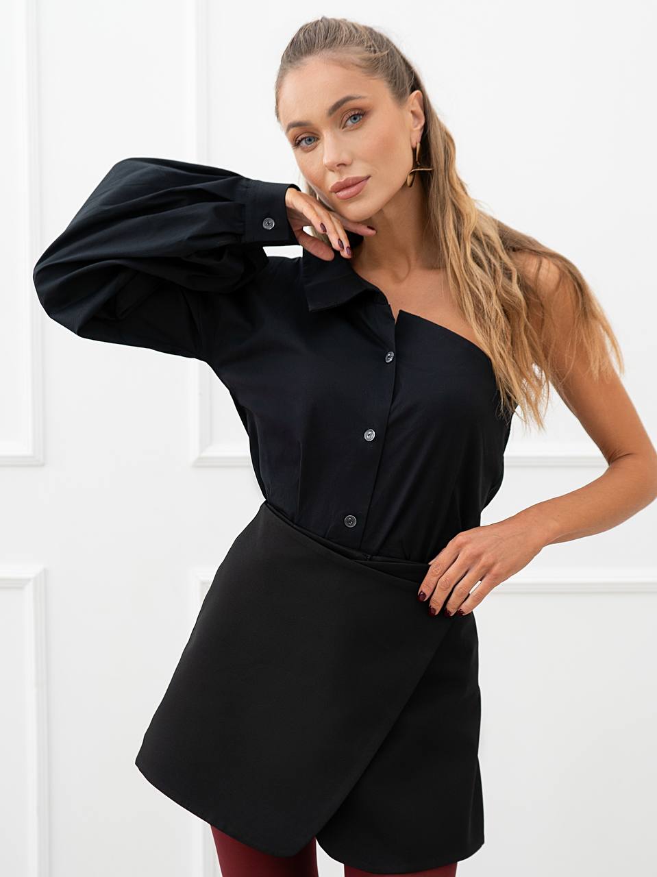 Black skirt-shorts “Imeda”