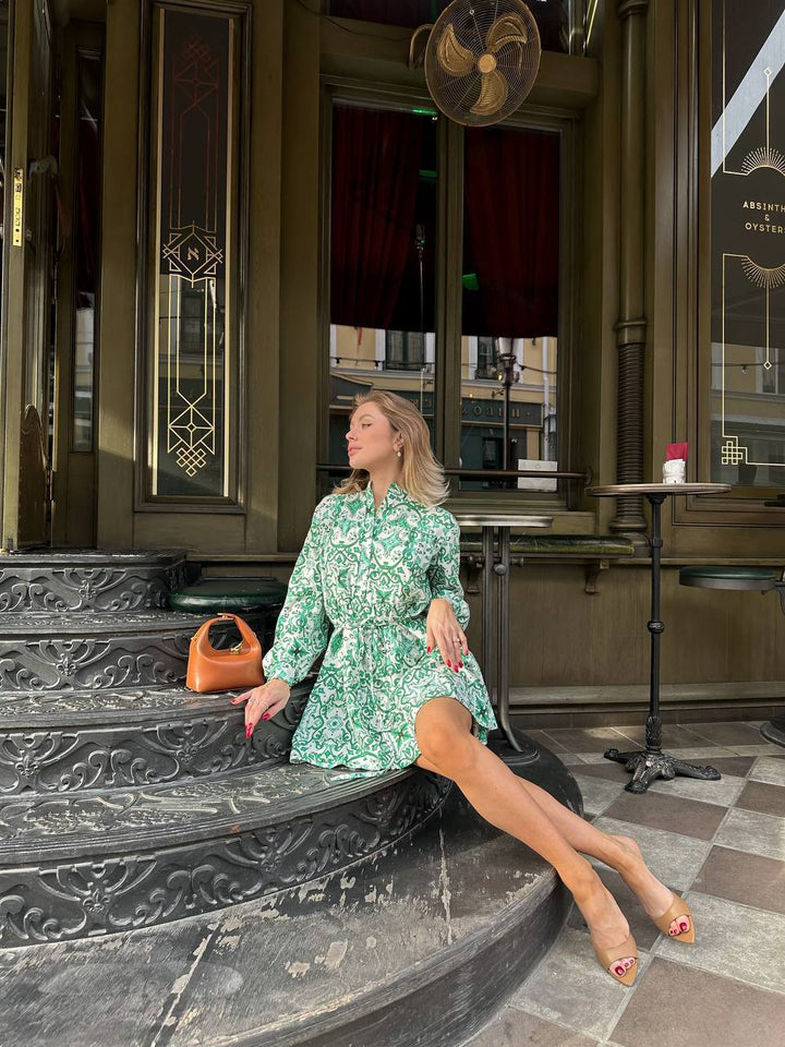 Žalia suknelė „Provena“