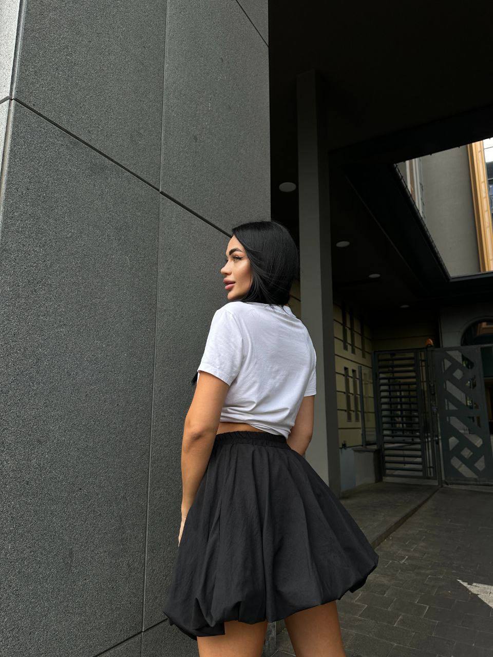 Black skirt “Balloon”