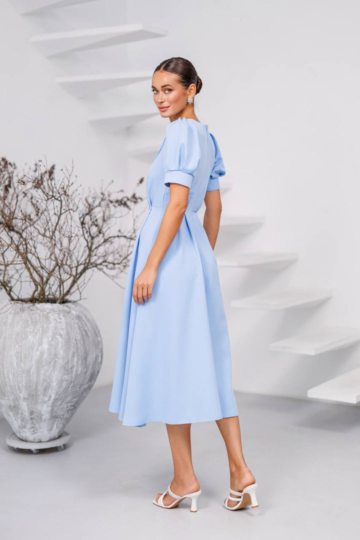 Blue midi dress “Skyward”