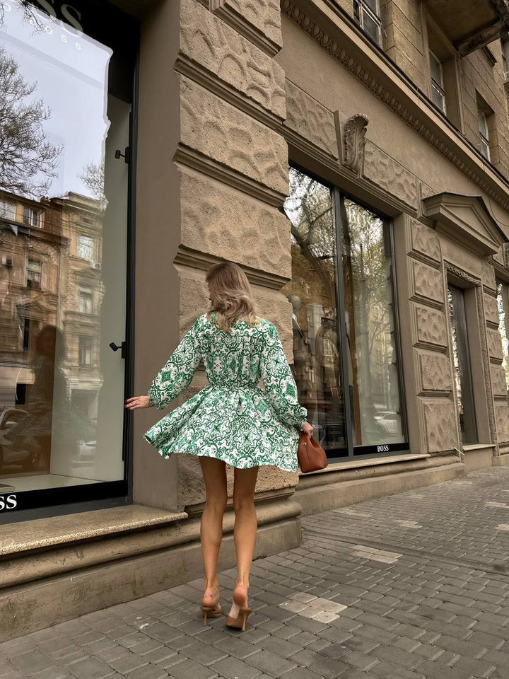 Žalia suknelė „Provena“