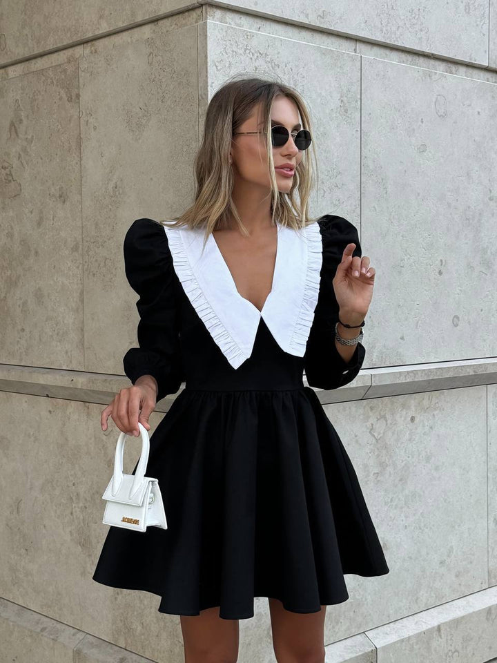 Black mini dress “Amalyn”