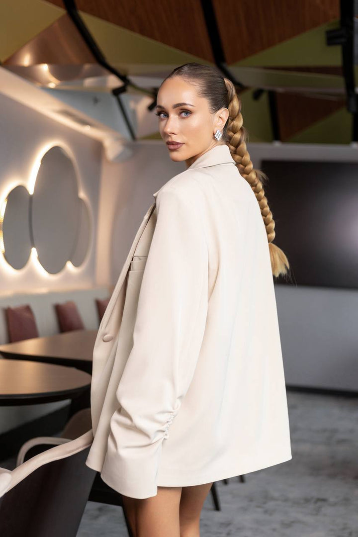 Nude color 2 pieces set “Esmeda”