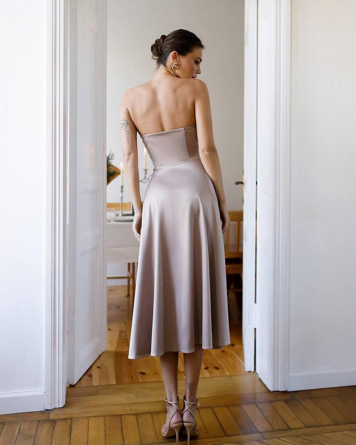 Sand color dress “Andreja”