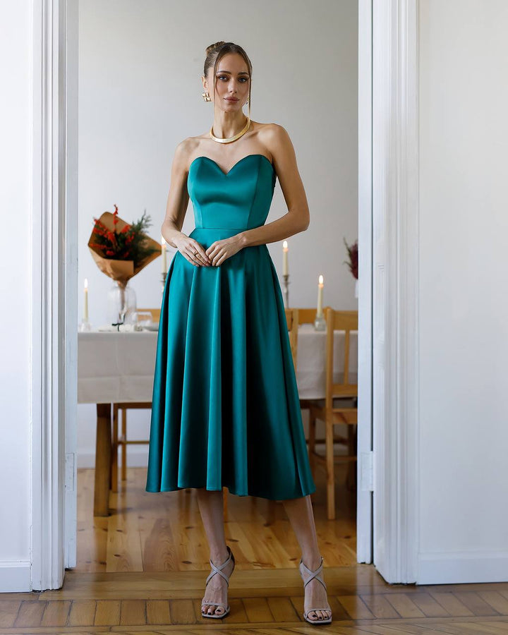 Emerald dress “Andreja”