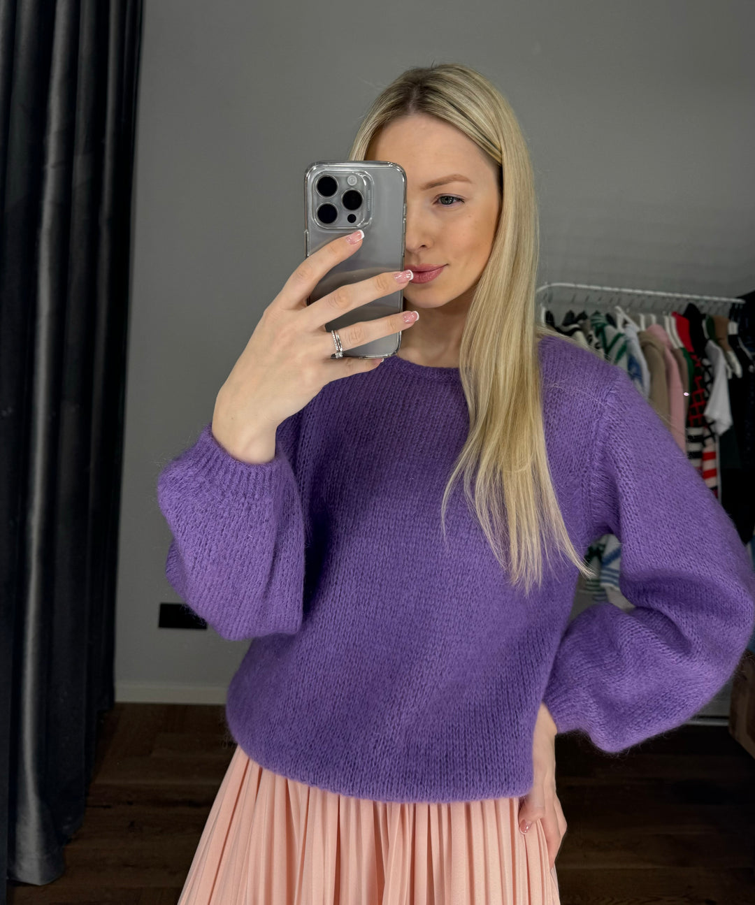 Mohair sweater “Levander dream”