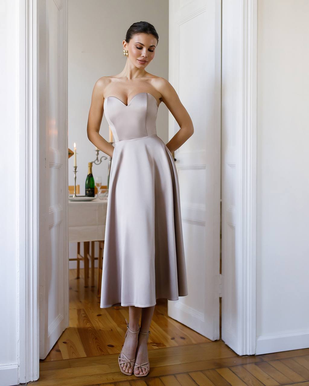 Sand color dress “Andreja”