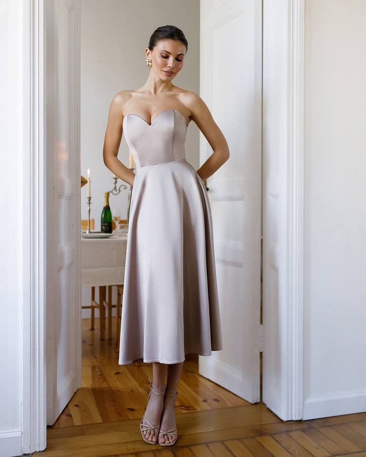 Sand color dress “Andreja”