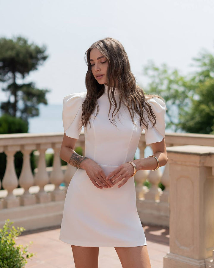 Balta mini suknelė "Vermilia"