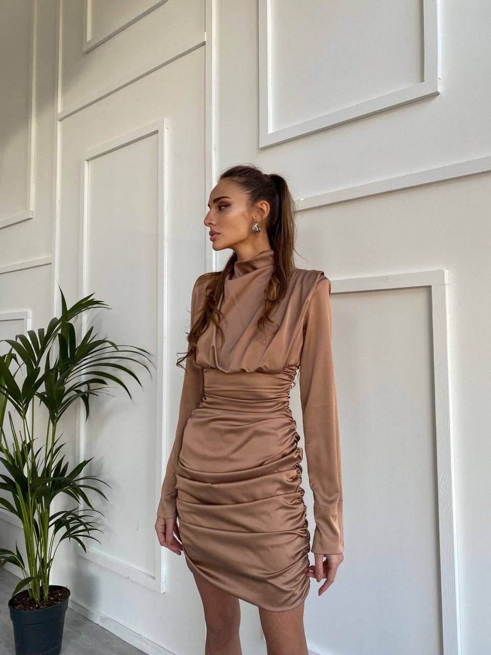 Brown dress “Sotera”
