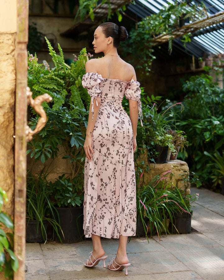 Rožinė suknelė „Satila“