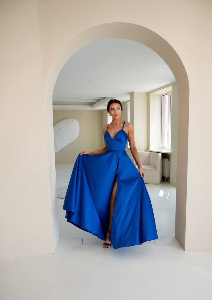 Long blue dress “Datela”