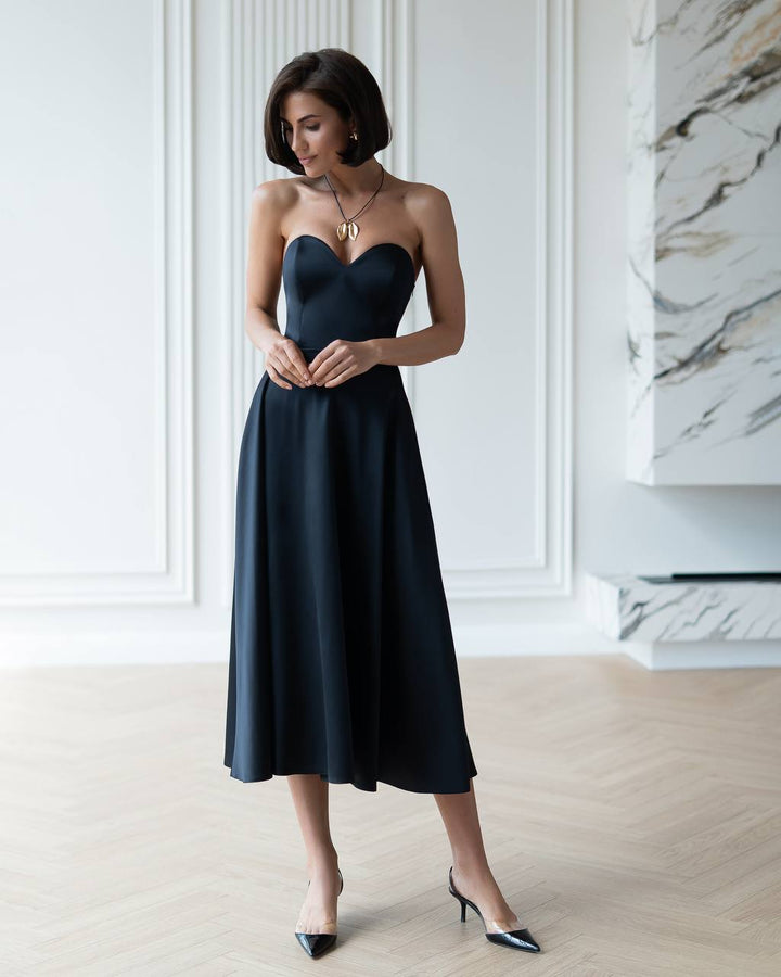 Juoda suknelė „Andreja“