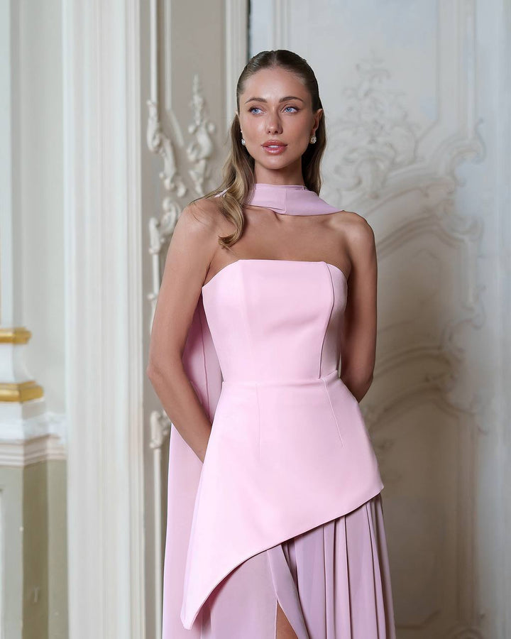 3 pieces set pink dress “Nitena”