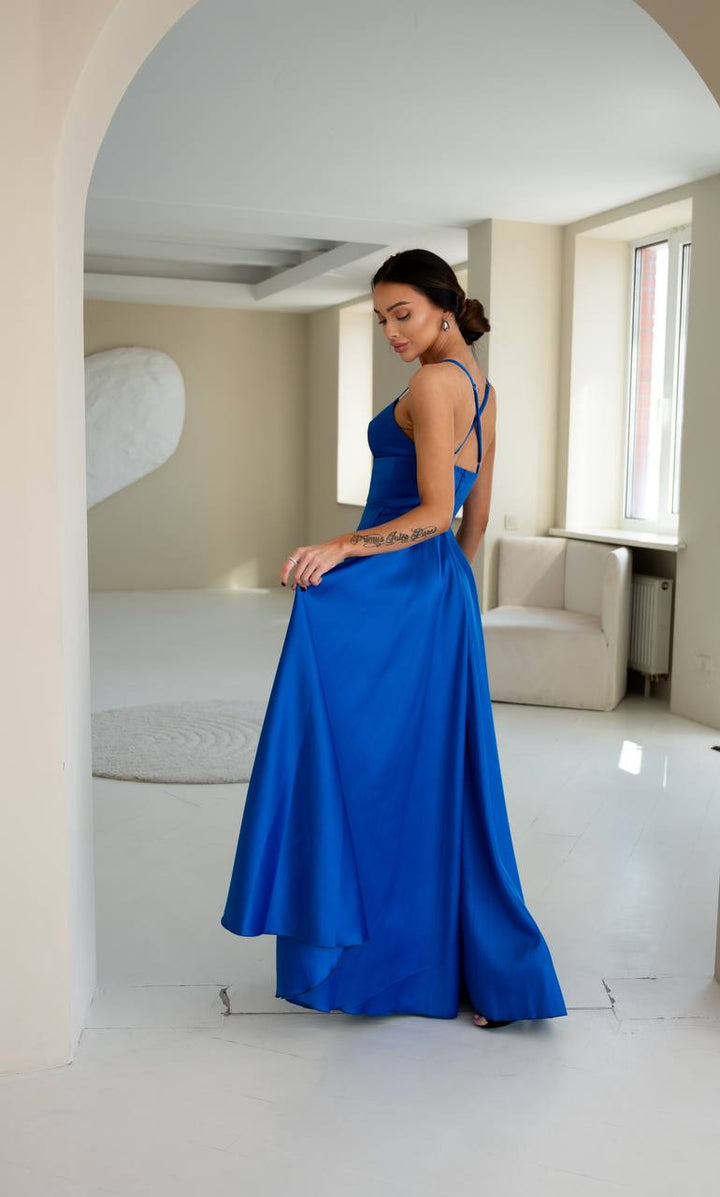 Long blue dress “Datela”