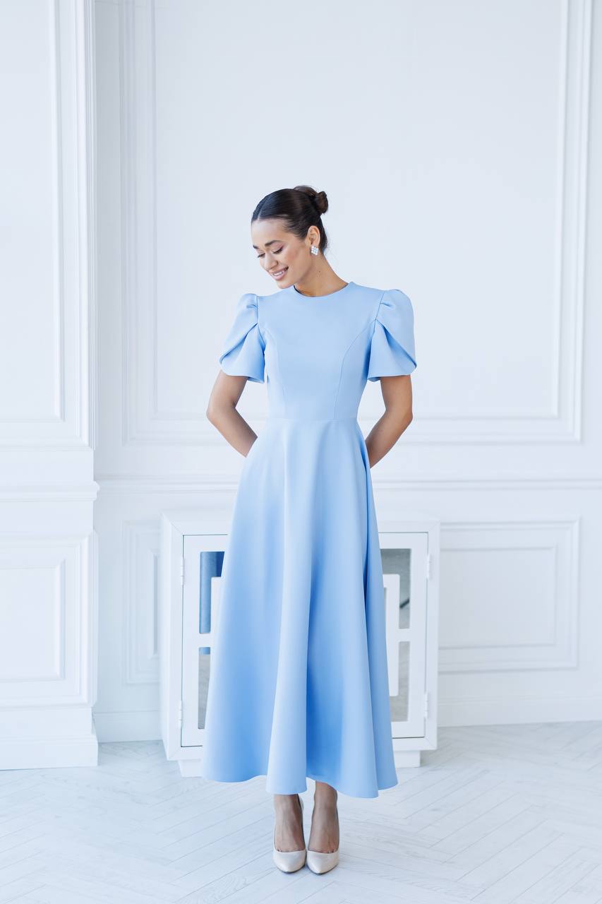 Žydra suknelė "Ameta"
