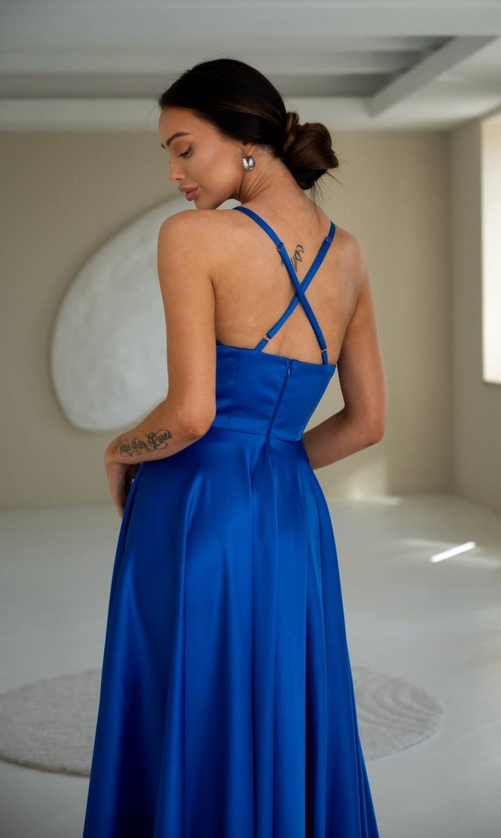 Long blue dress “Datela”