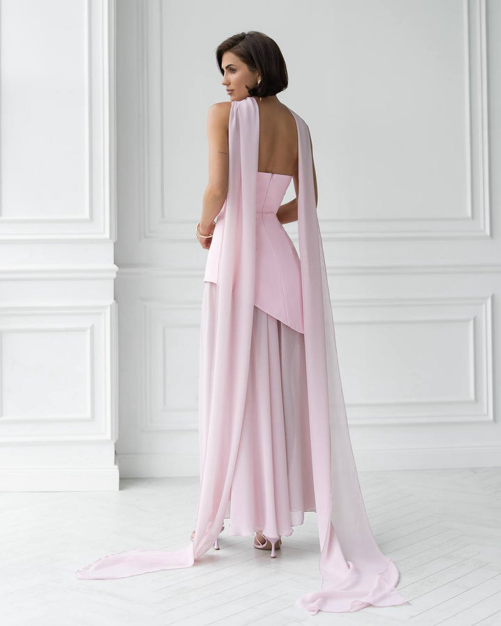 3 pieces set pink dress “Nitena”