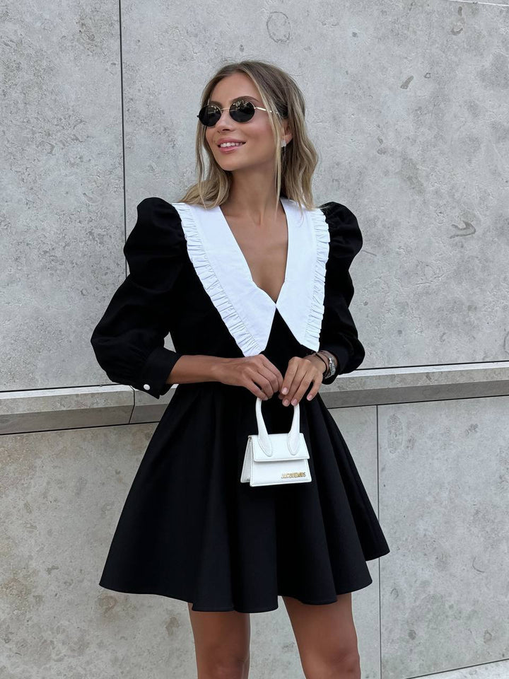 Black mini dress “Amalyn”