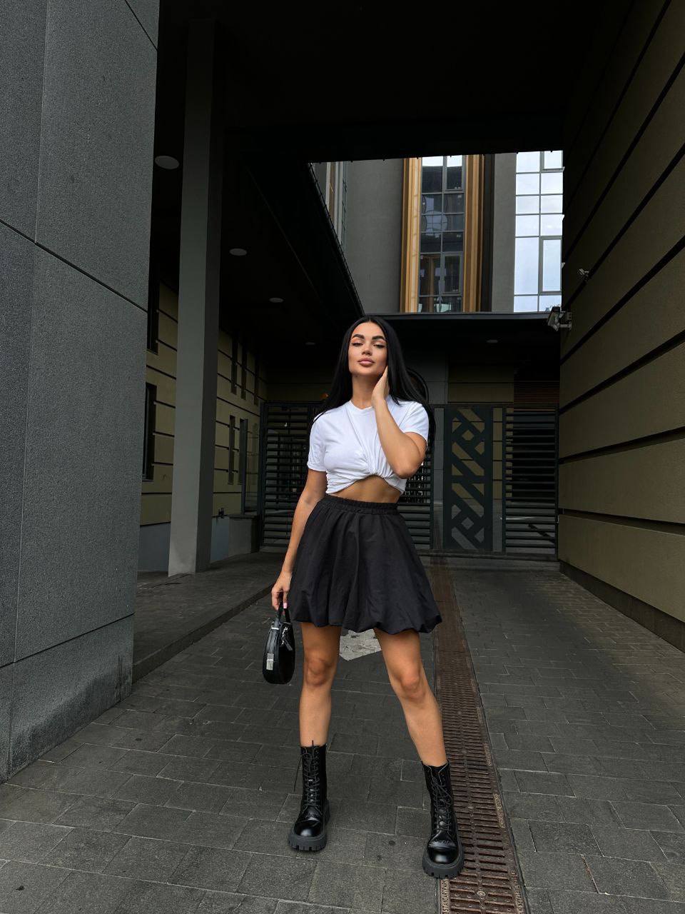 Black skirt “Balloon”