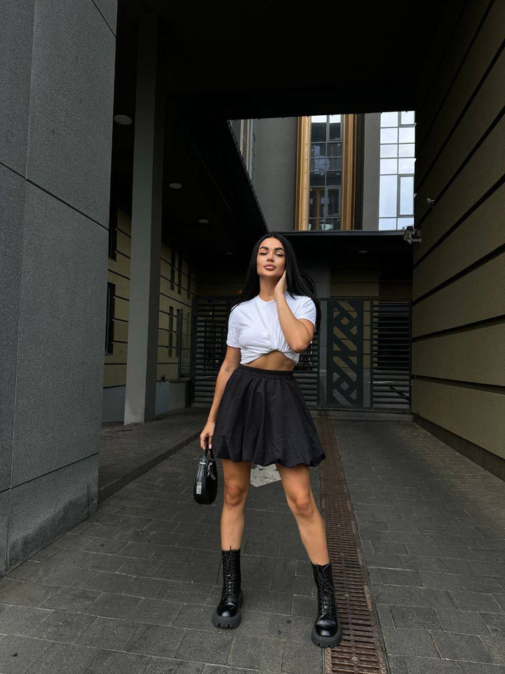 Black skirt “Balloon”