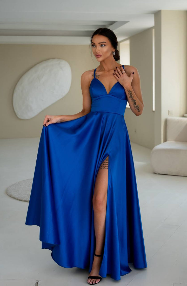 Long blue dress “Datela”