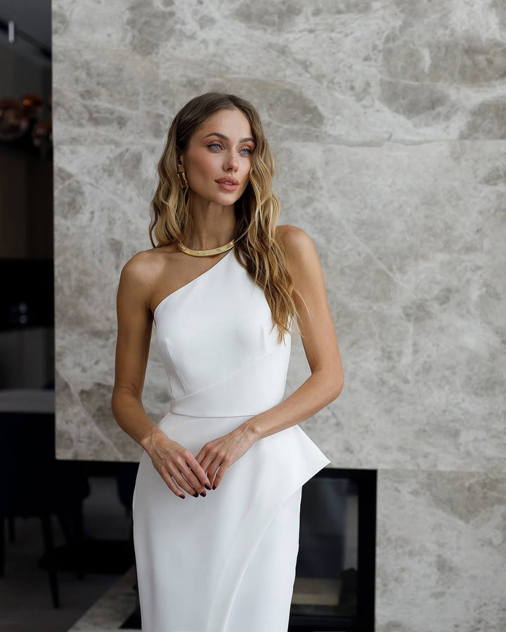 White maxi dress “Brateja”