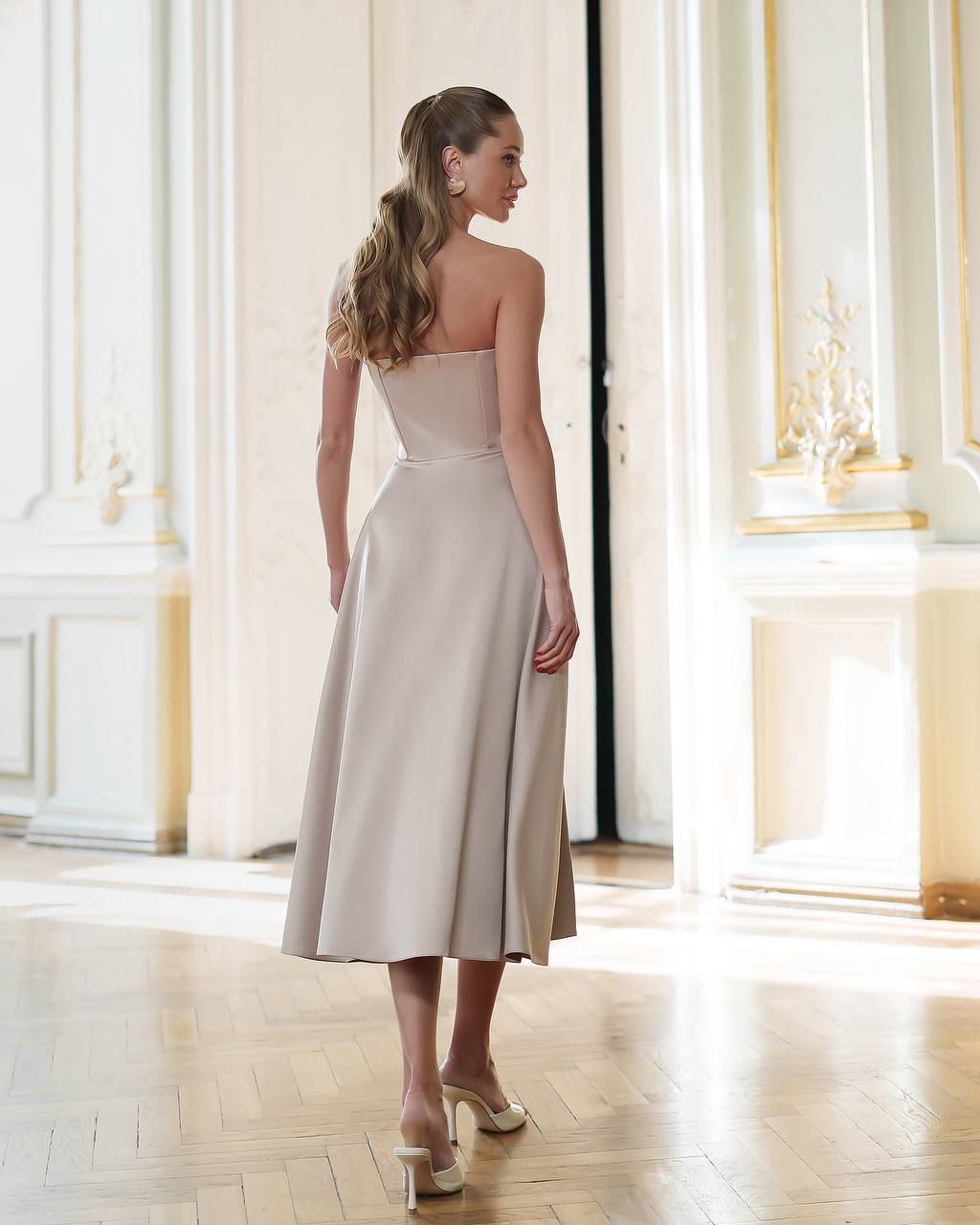 Sand color dress “Andreja”