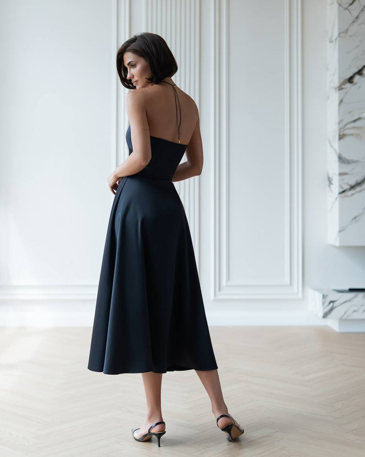 Juoda suknelė „Andreja“