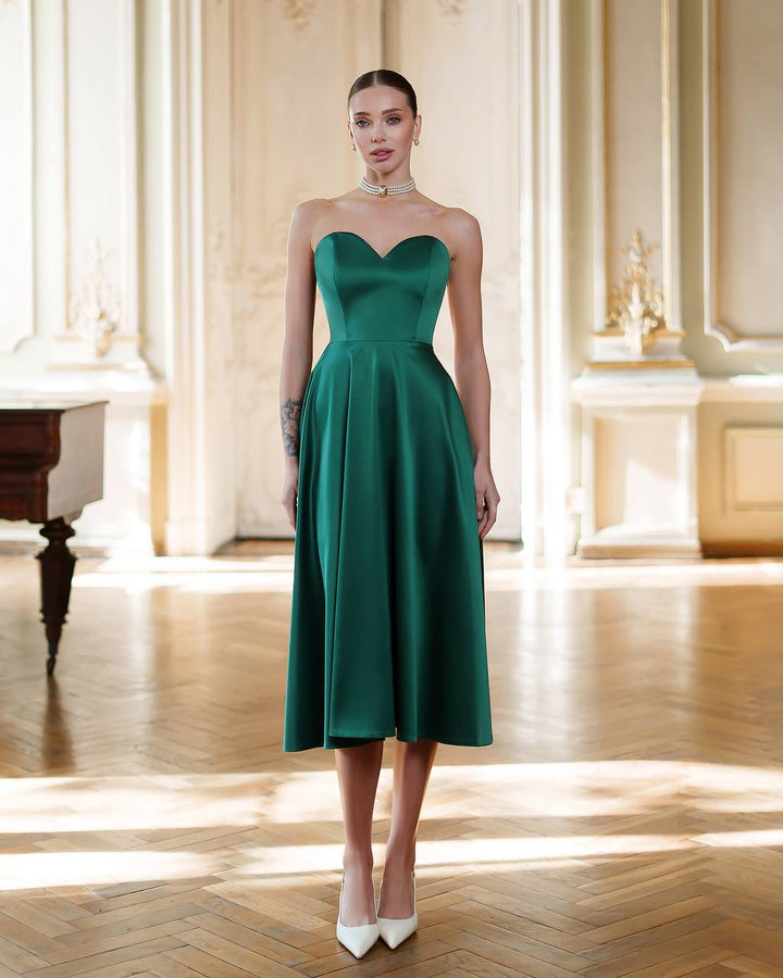 Emerald dress “Andreja”