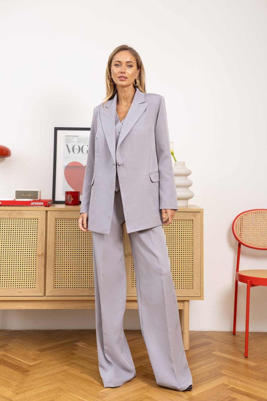 Grey three piece suit "Oversize classy"