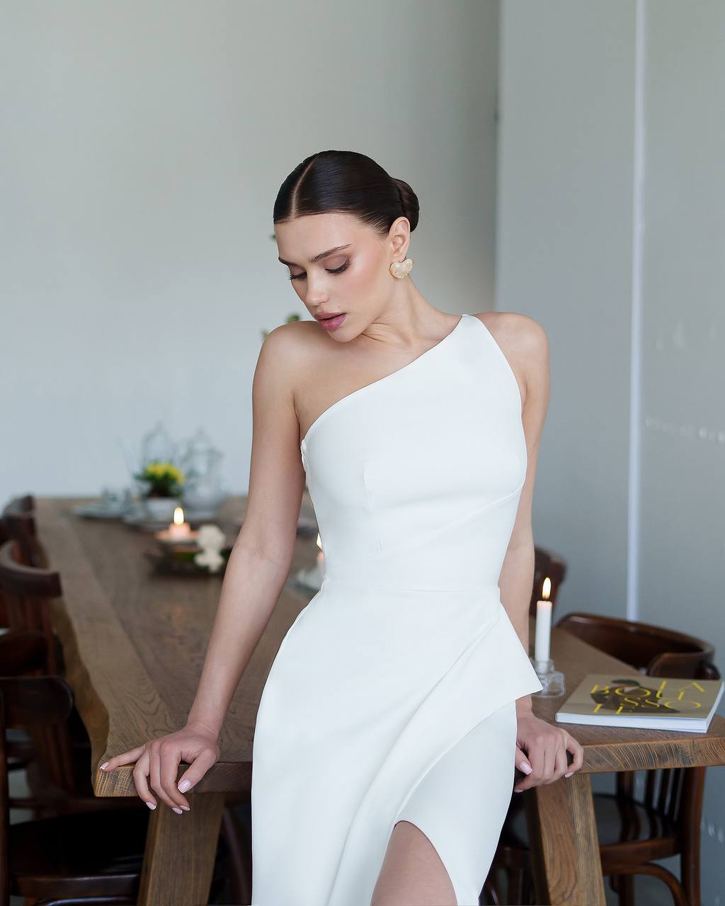 White maxi dress “Brateja”
