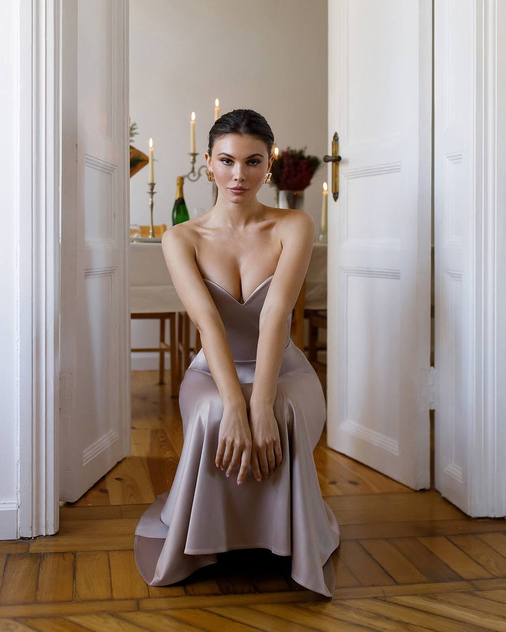 Sand color dress “Andreja”