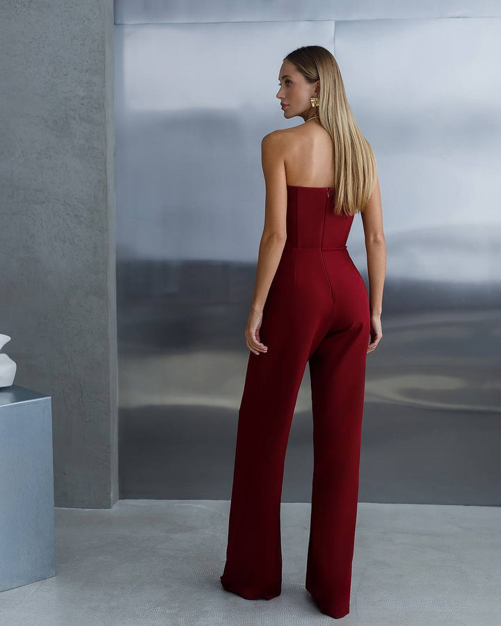 Bordo spalvos kombinezonas „Flatera“