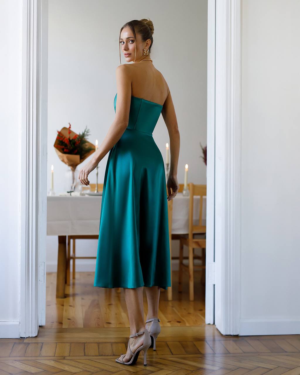 Emerald dress “Andreja”