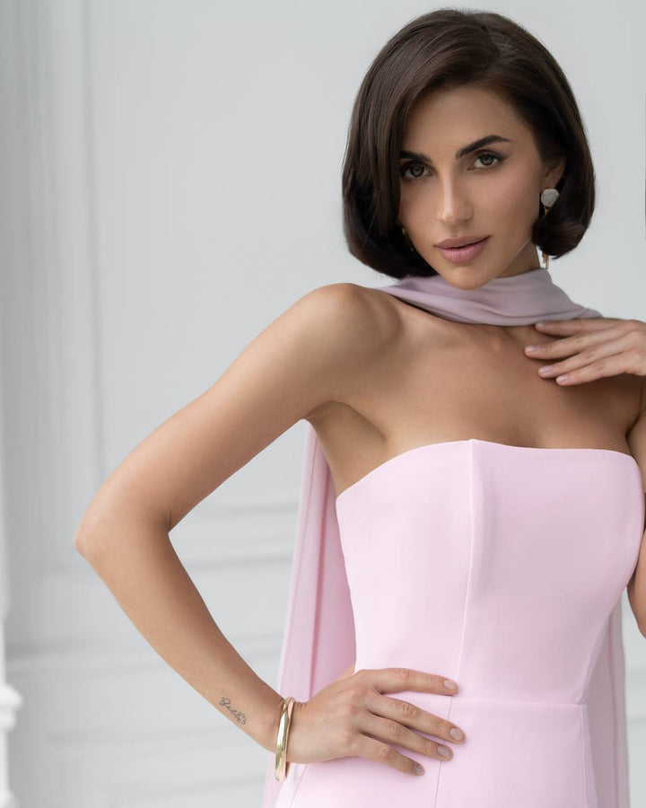 3 pieces set pink dress “Nitena”