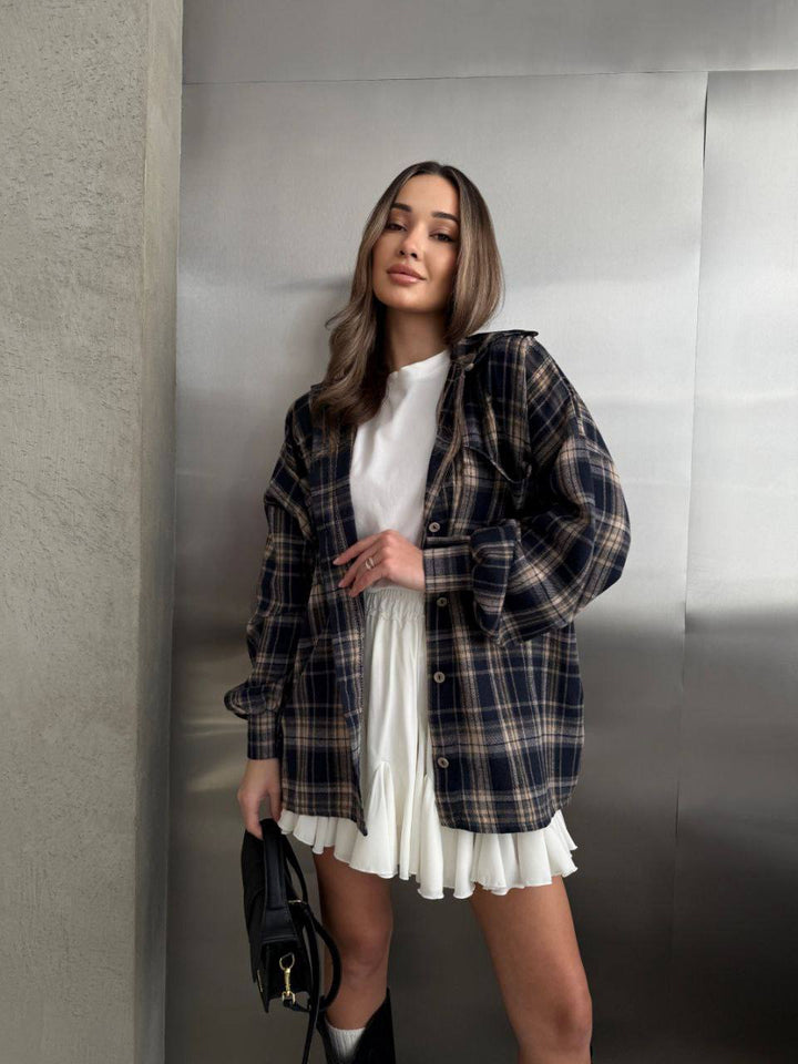 Milky white skirt “Marta”