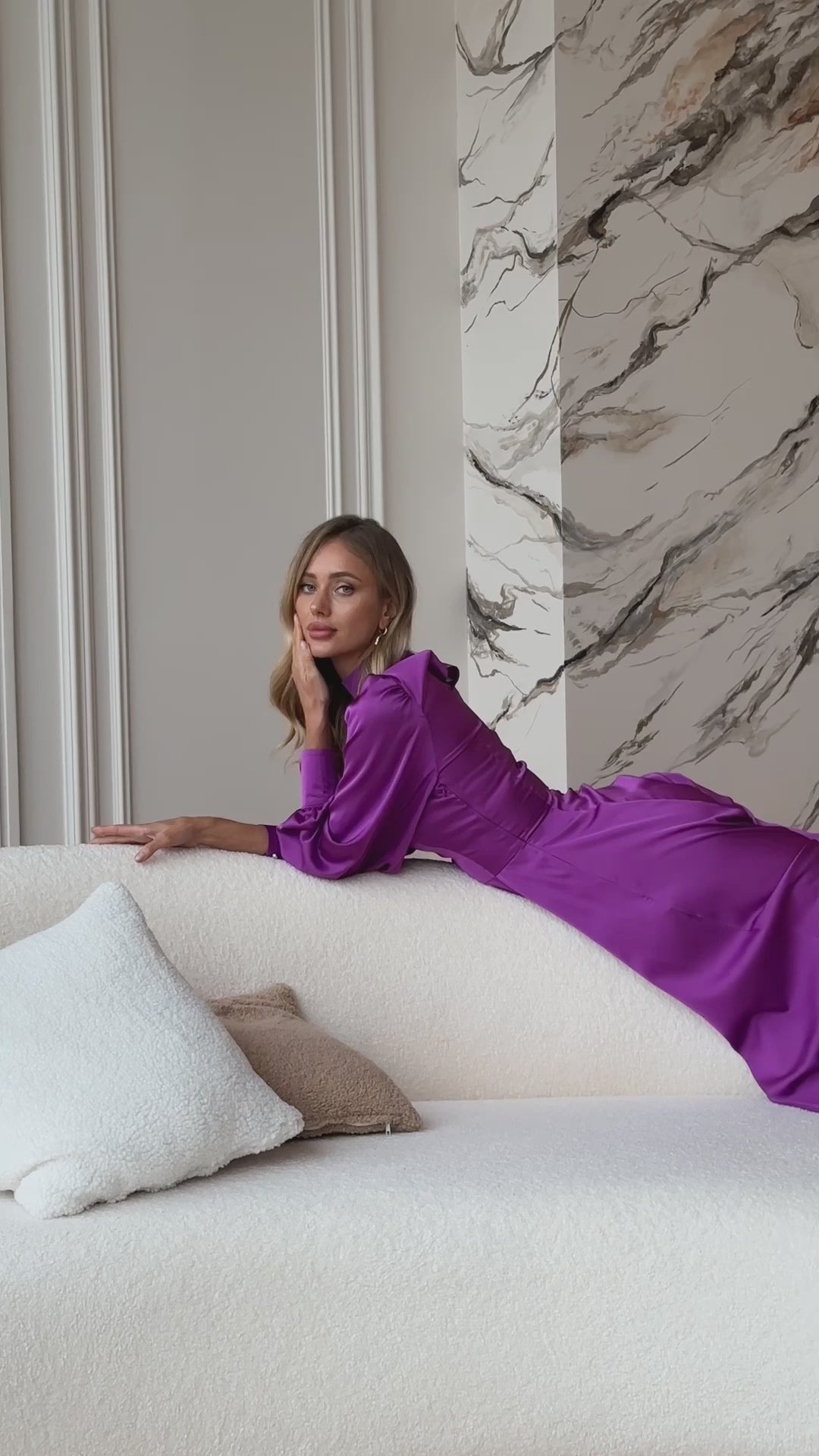 Purple dress “Patela”