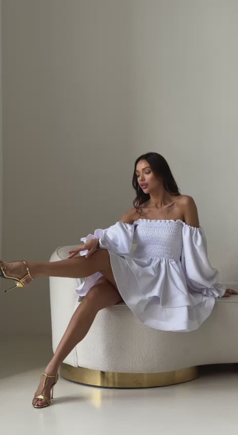 White mini dress “Vesta”