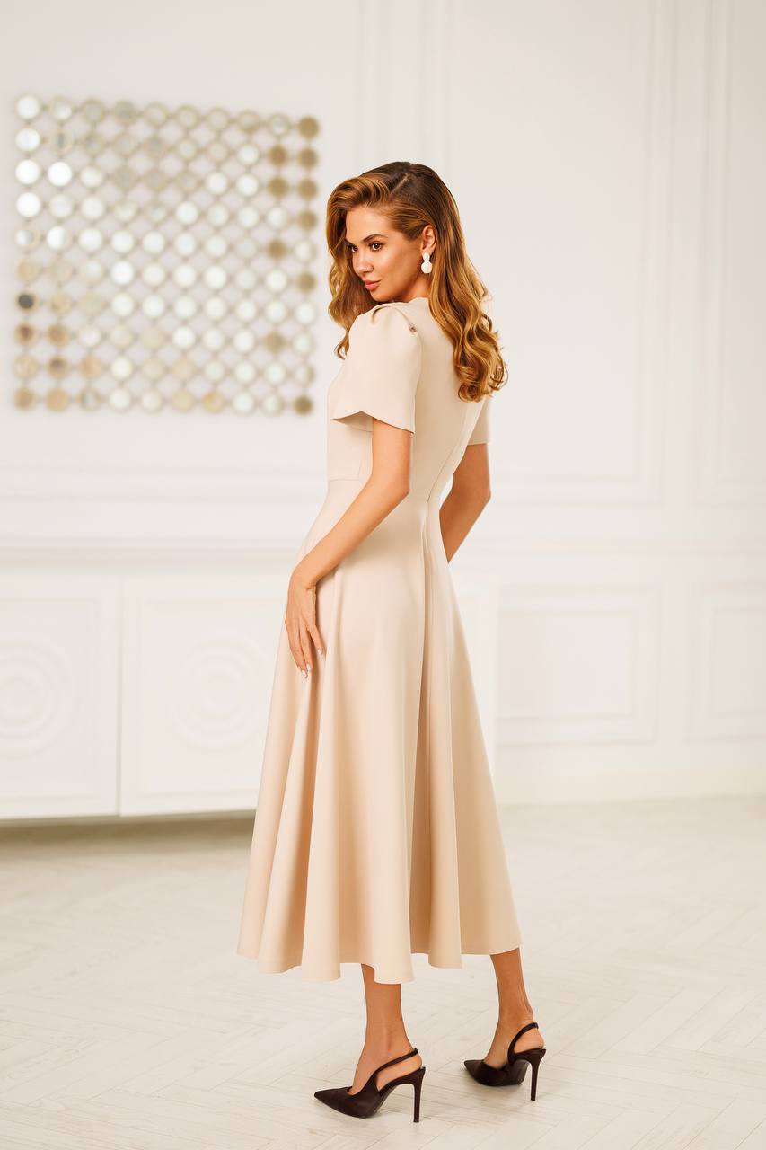Nude color dress “Ameta”