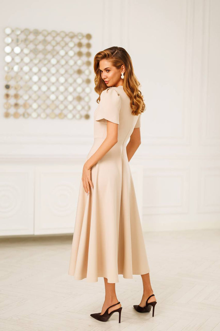 Nude color dress “Ameta”