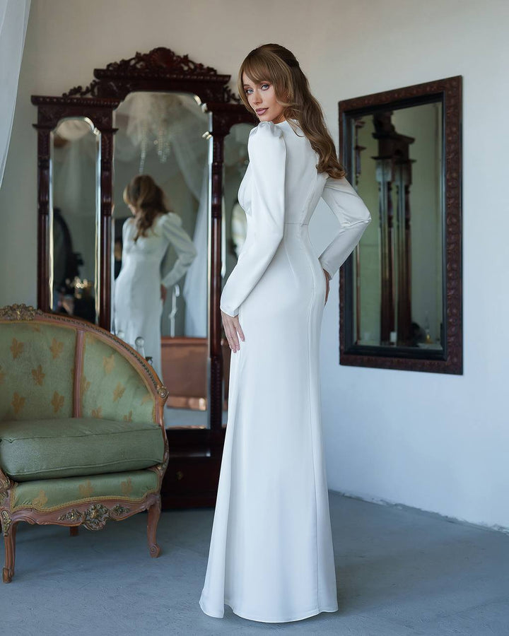 Cream color long dress “Ivory”