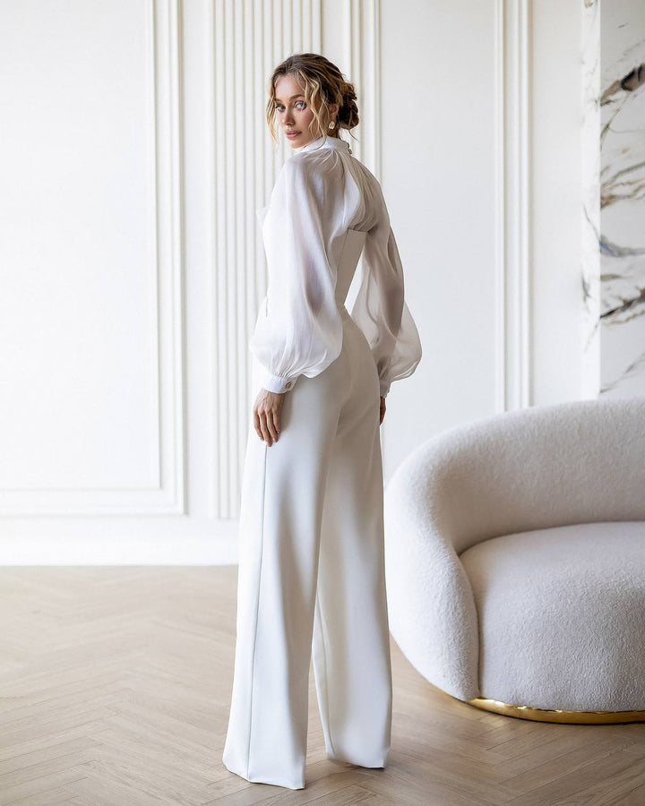 White jumpsuit "Flatera"