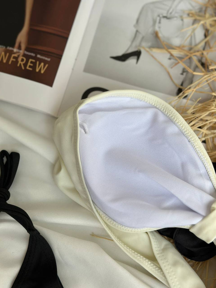 Black and white swimsuit “Fleda”