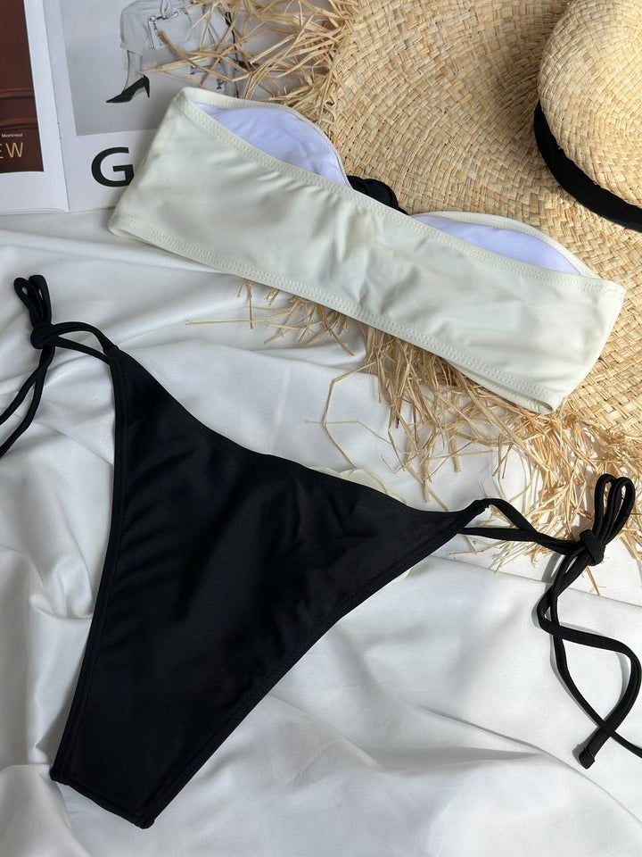 Black and white swimsuit “Fleda”