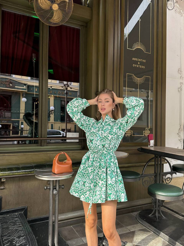Green dress “Provena”
