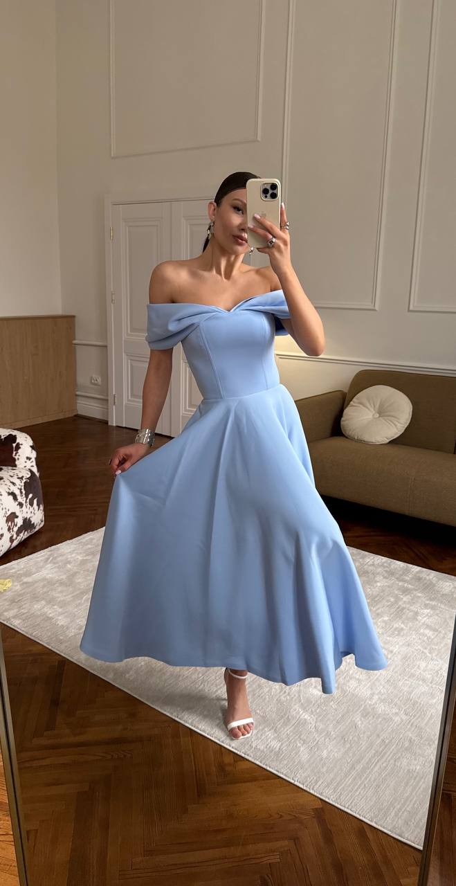 Blue dress “Domeja”